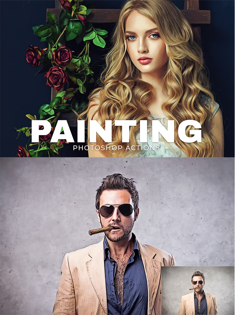 Painting Photoshop Actions