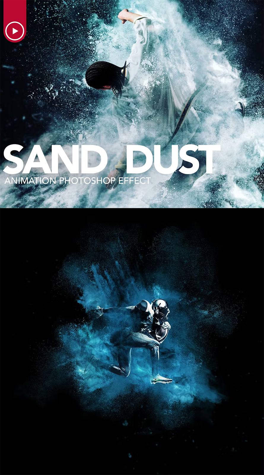 Sand Dust / Powder Explosion Photoshop Action