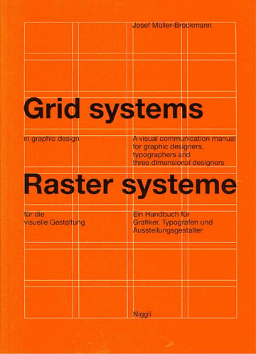 Cover of the book Grid systems, by Josef-Müller-Brockmann, 1981