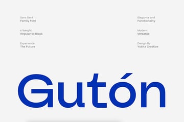 Guton Sans Serif