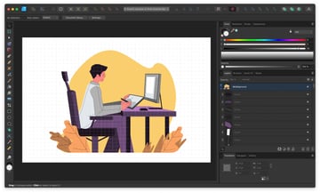 affinity designer vs adobe Illustrator UI