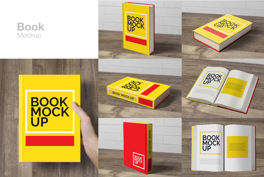 Yellow Book Mockup