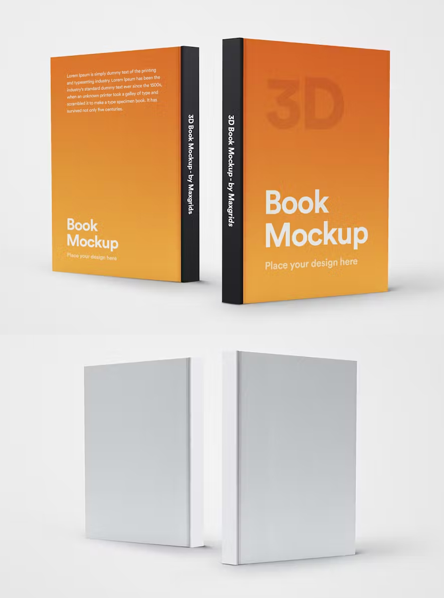 3d Book Mockup