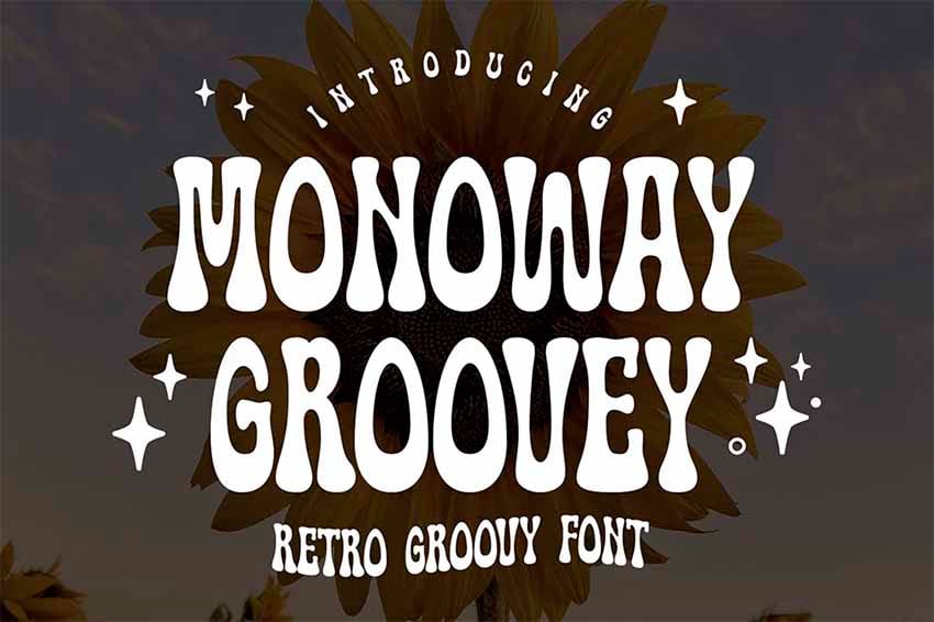 Monoway Hippie Bubble Font