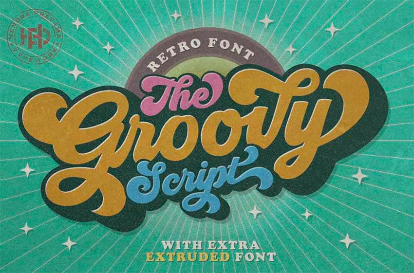 Hippie Groovy Font