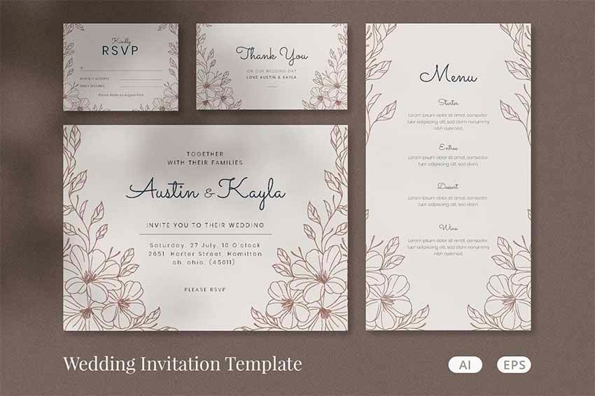 Wedding RSVP Cards