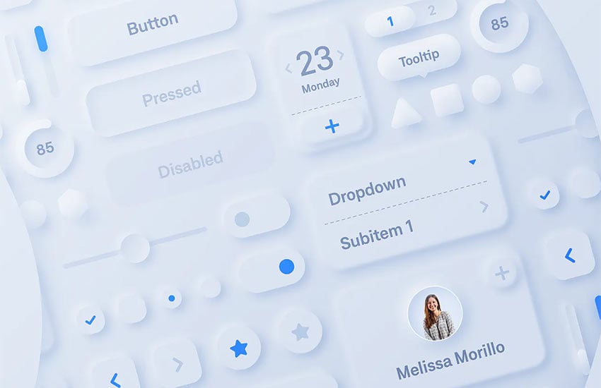 Neumorphic UI Kit