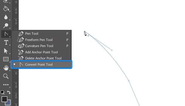 create corners using the pen tool