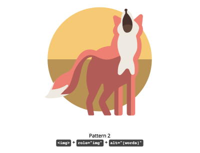 fox illustration presented in the codepen example