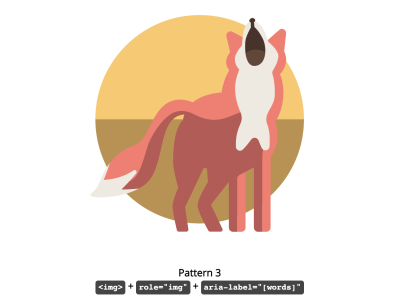 fox illustration presented in the codepen example