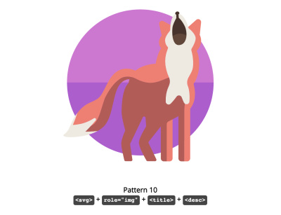 fox illustration presented in the codepen example