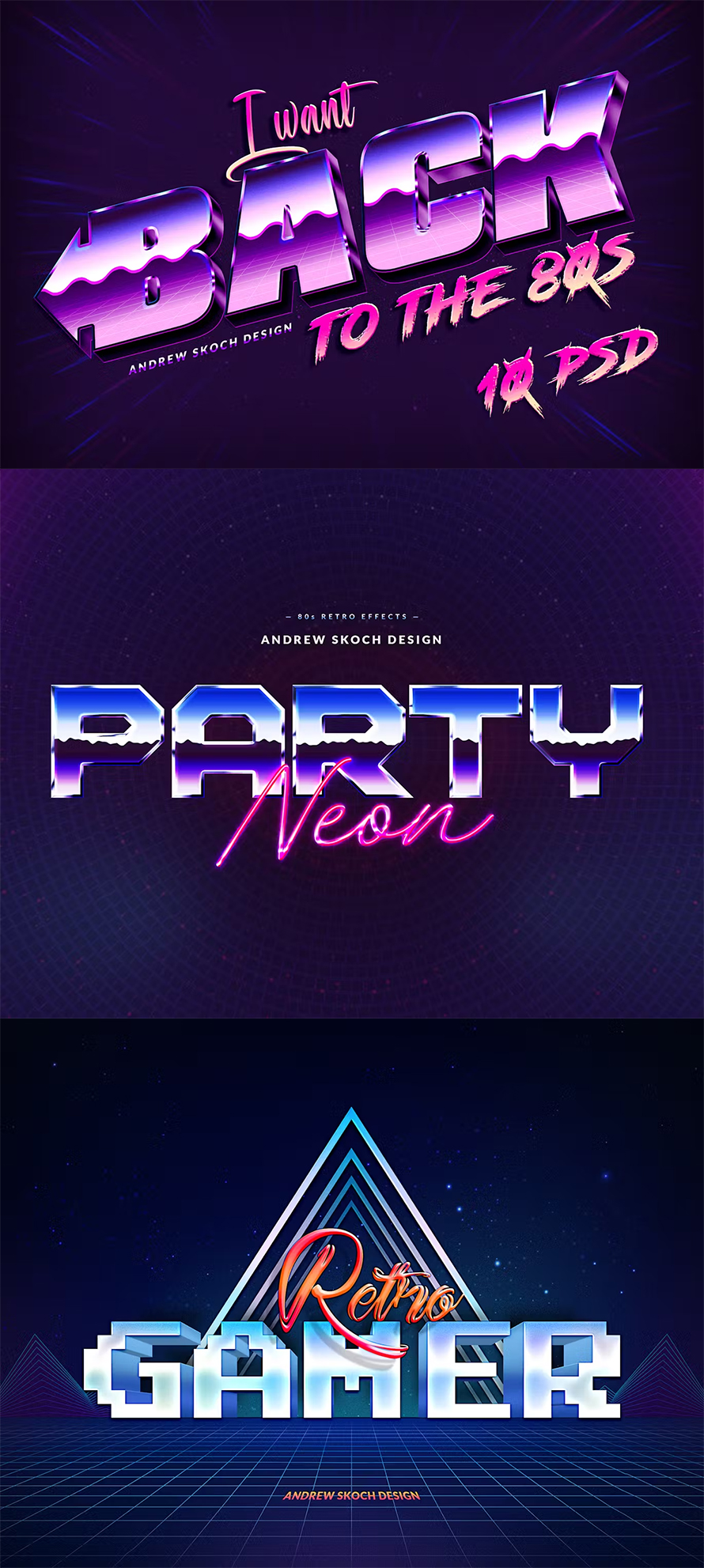 New 80s Text Effects