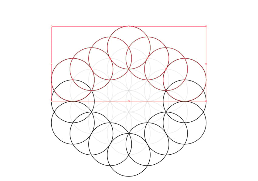 select seven top circles