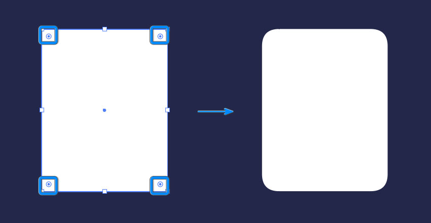 create a rounded rectangle