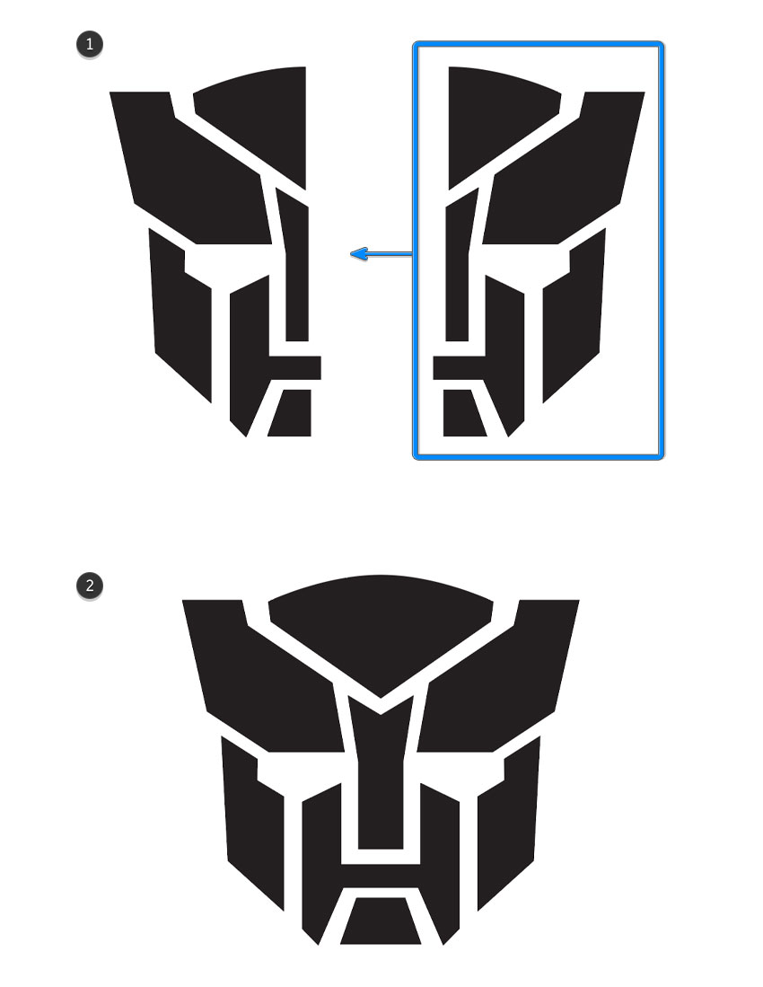 complete the autobot logo