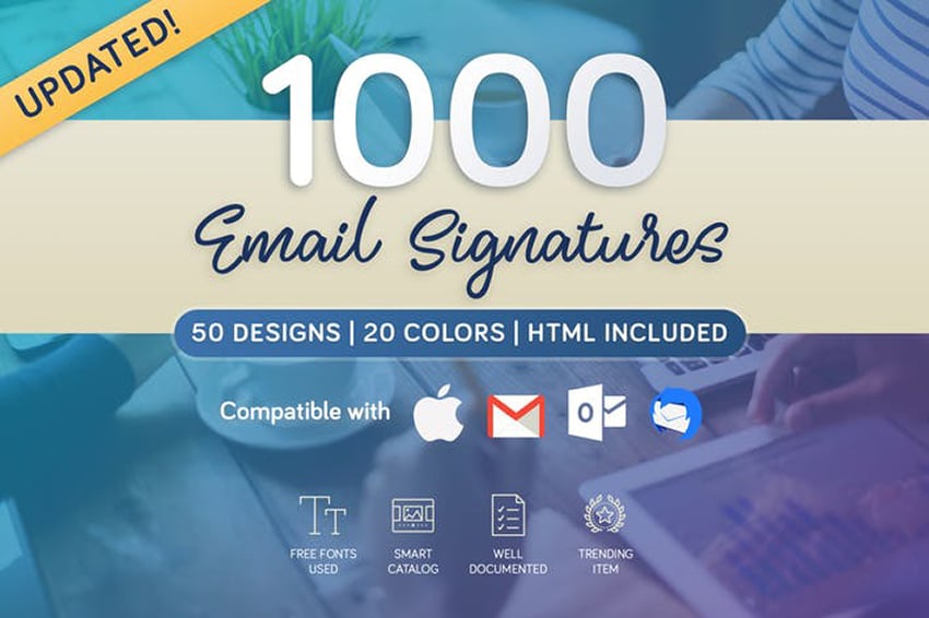 1000 Email Signature Design Inspiration