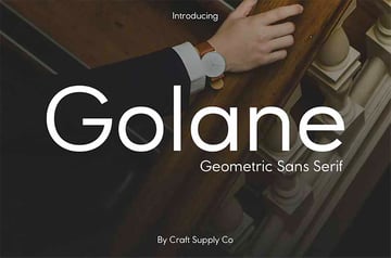 Golane – Geometric Sans Serif