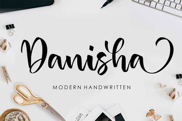 Danisha Handwriting Font