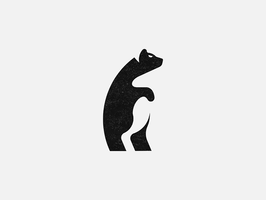 Negative Space Bear