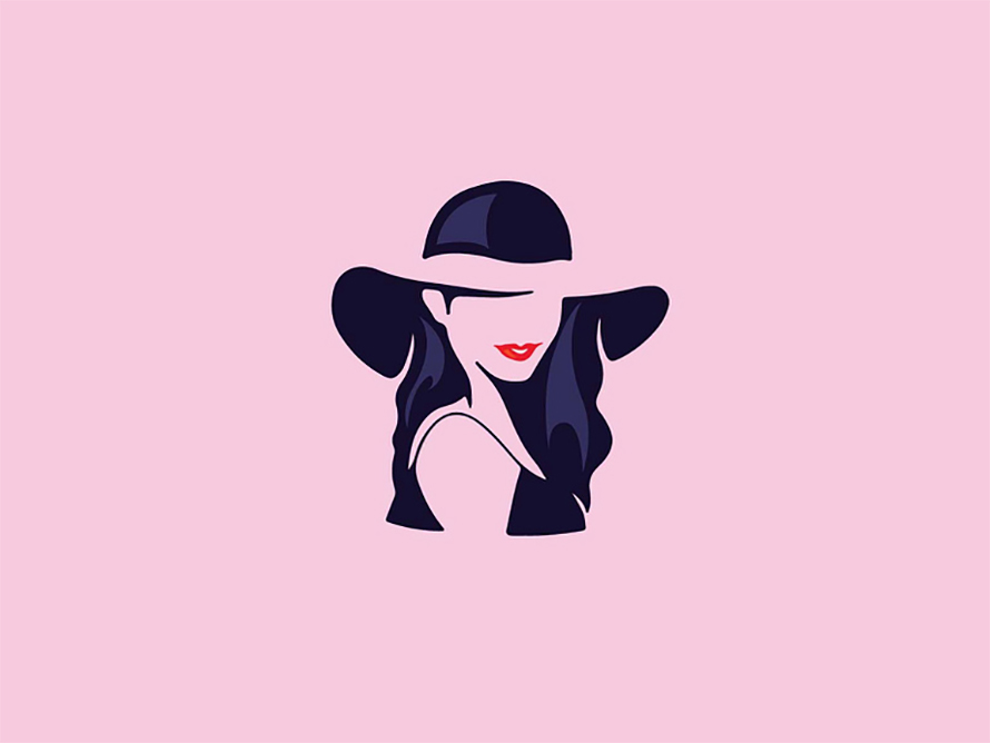 Fashion Negative Space Logo