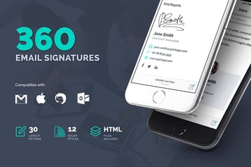 360 Email Signature Design Inspiration