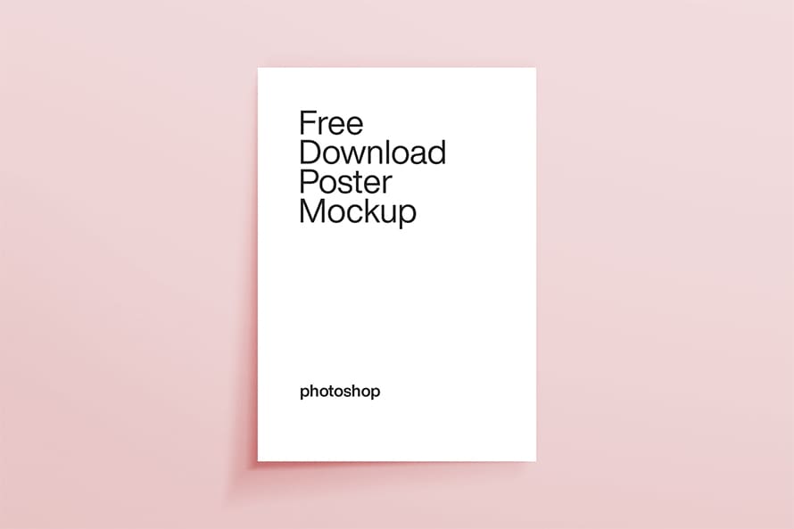 Free Download Poster Mockup