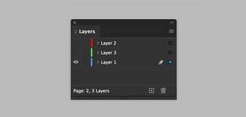 Add two more layers on the layers panel