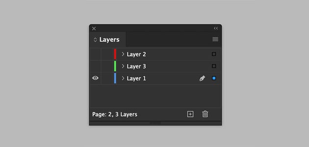 Add two more layers on the layers panel