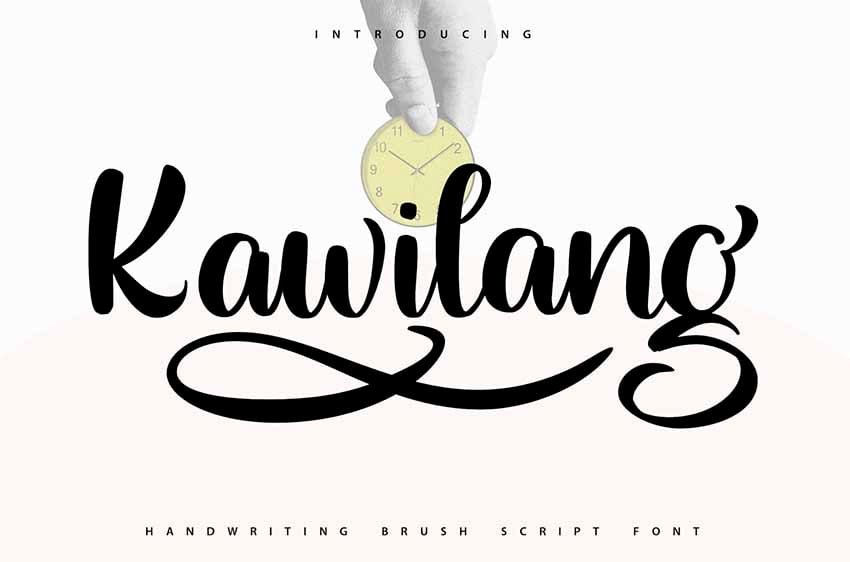 Kawilang Handwriting Brush Font