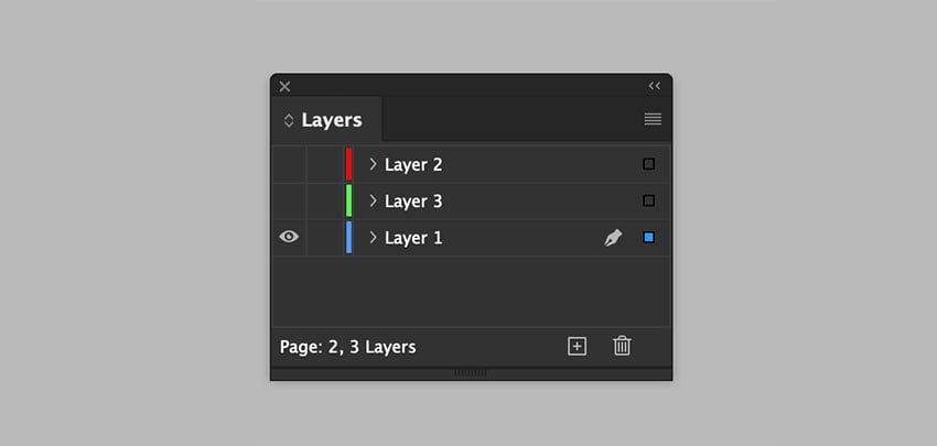 Add two more layers on the layers panel