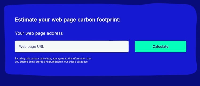 carbon footprint test