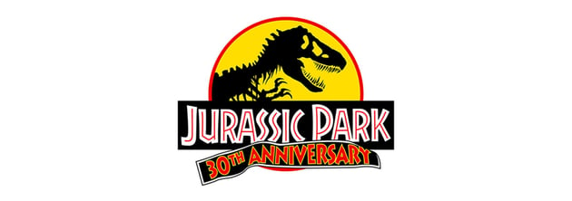 Image of Jurassic Park 30th anniversary logo 