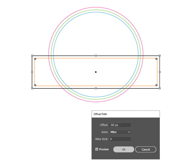 How to draw the smaller logo banner