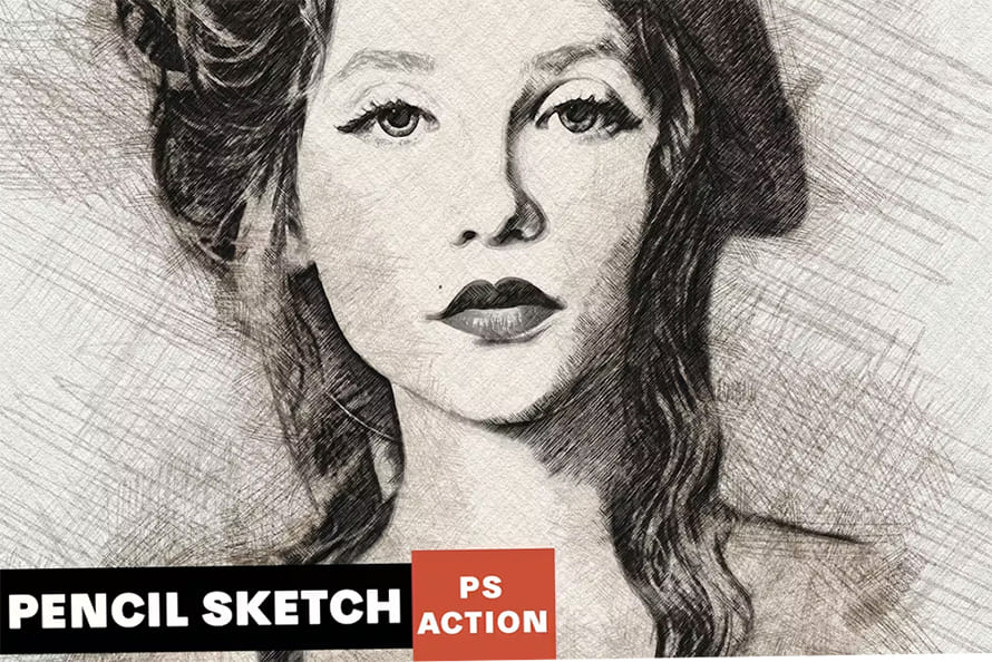 Pencil Sketch Photoshop Action