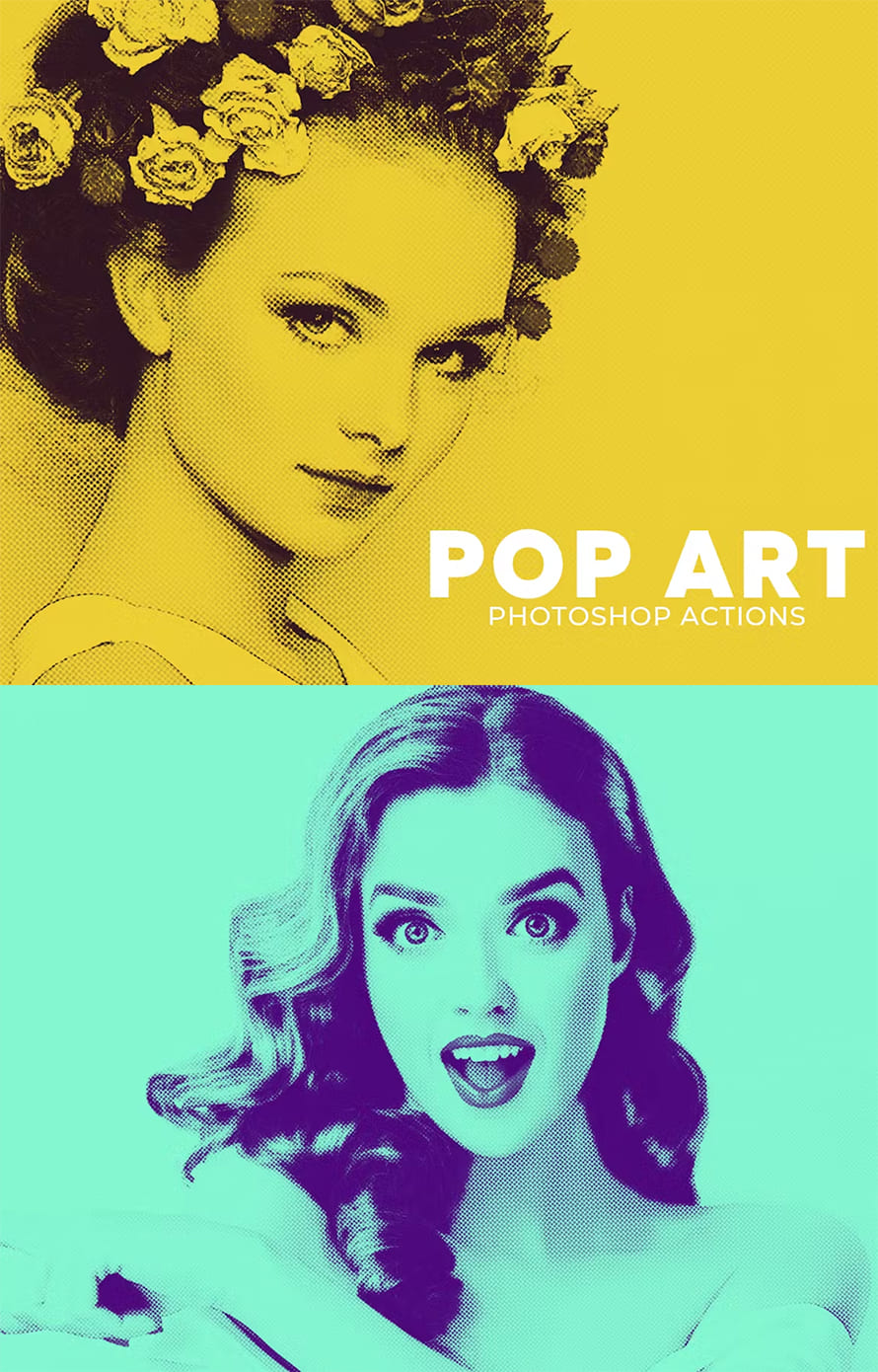 Pop Art Photoshop Actions