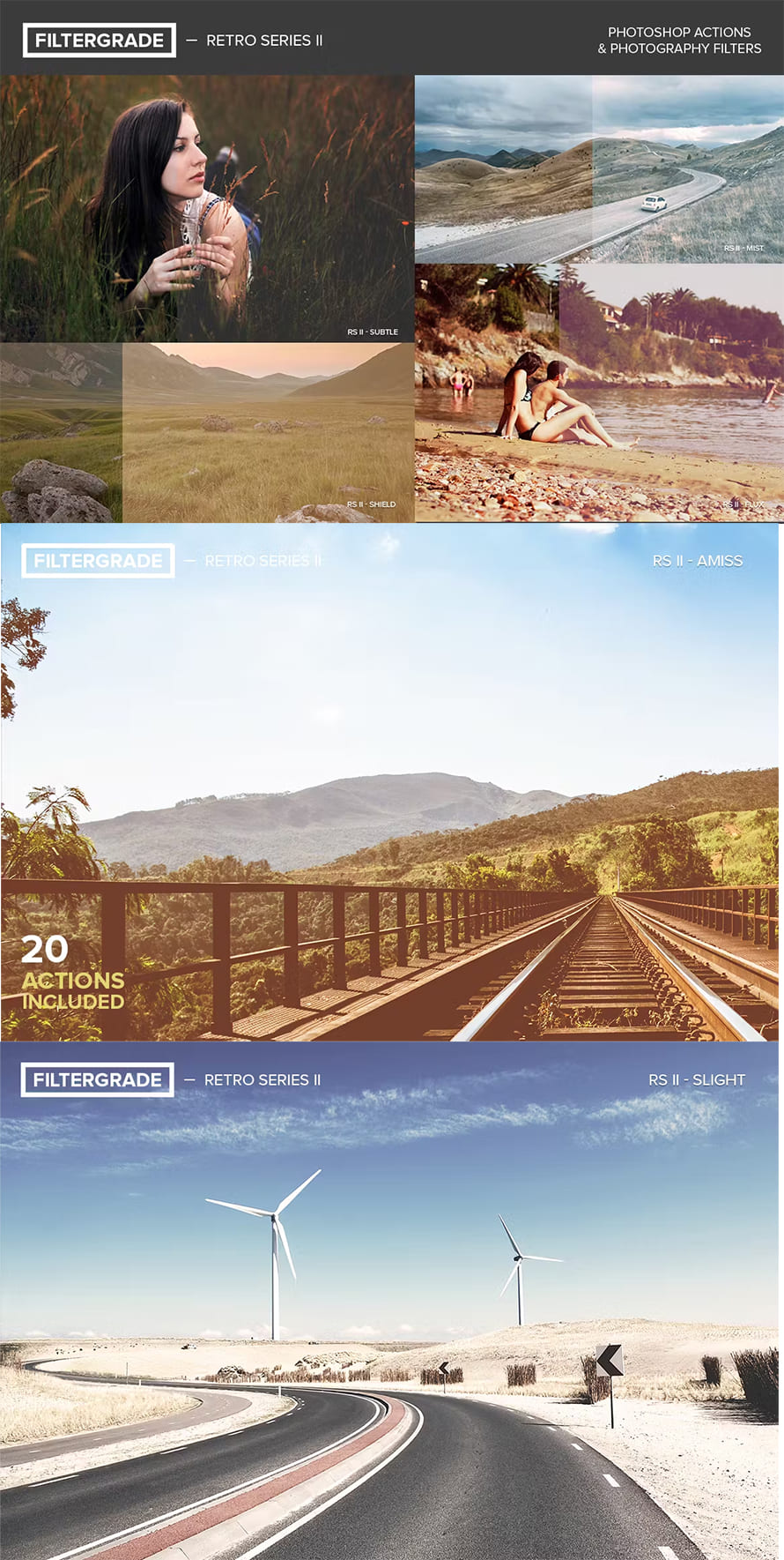 Filtergrade Retro Series Ii Photoshop Actions