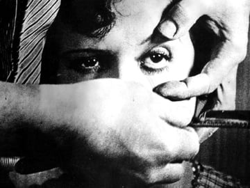 scene from un chien andalou