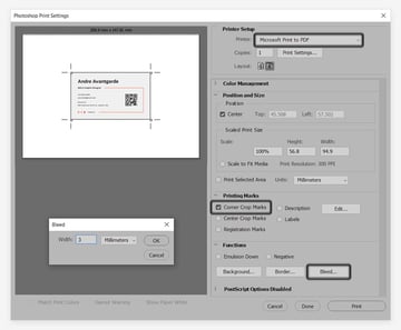 how to add bleed marks in photoshop