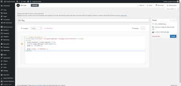 To add your Google tag to WordPress via Elementor Pro, use the Custom Code tool