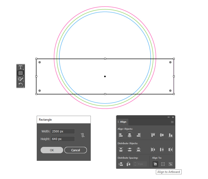 How to draw the logo banner