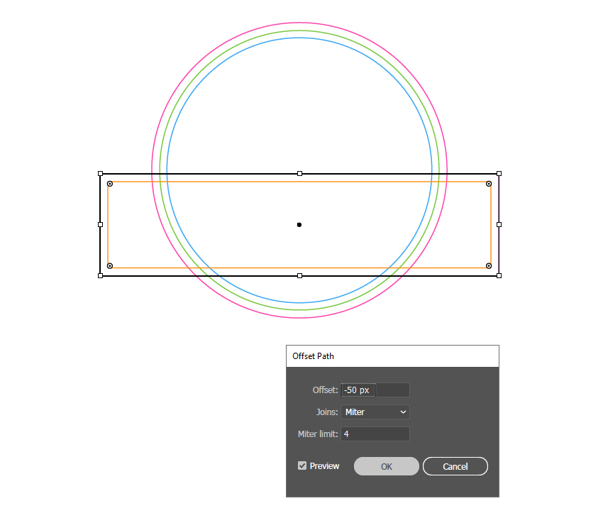 How to draw the smaller logo banner