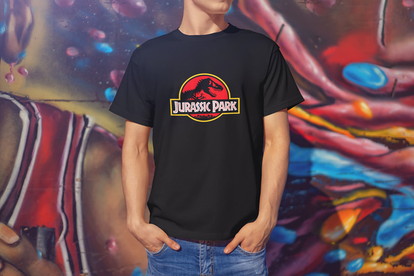 Image of t-shirt mockup to display logo