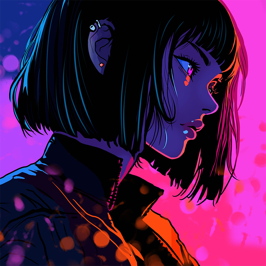 Neon Collection Illustrations by teona sheizashvili 3