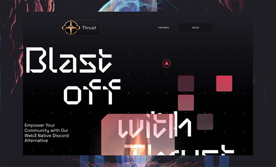 Thrust Network Website Design