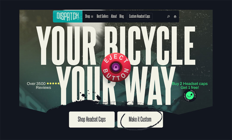 Dispatch Bike Website Design