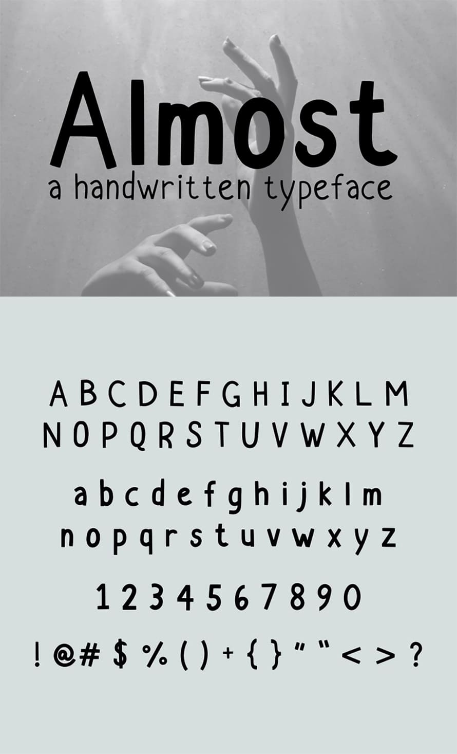 A Handwritten Typeface