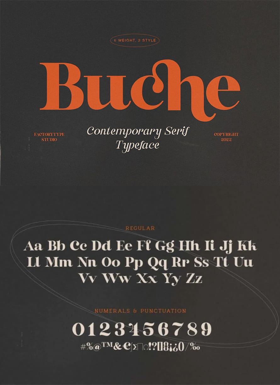 Buche Free Font