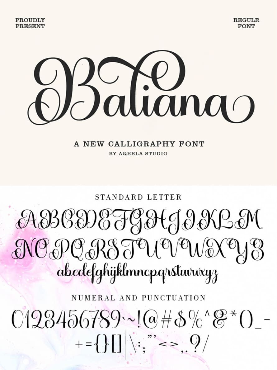 Baliana Free Font