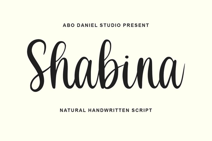 Shabina Free Font