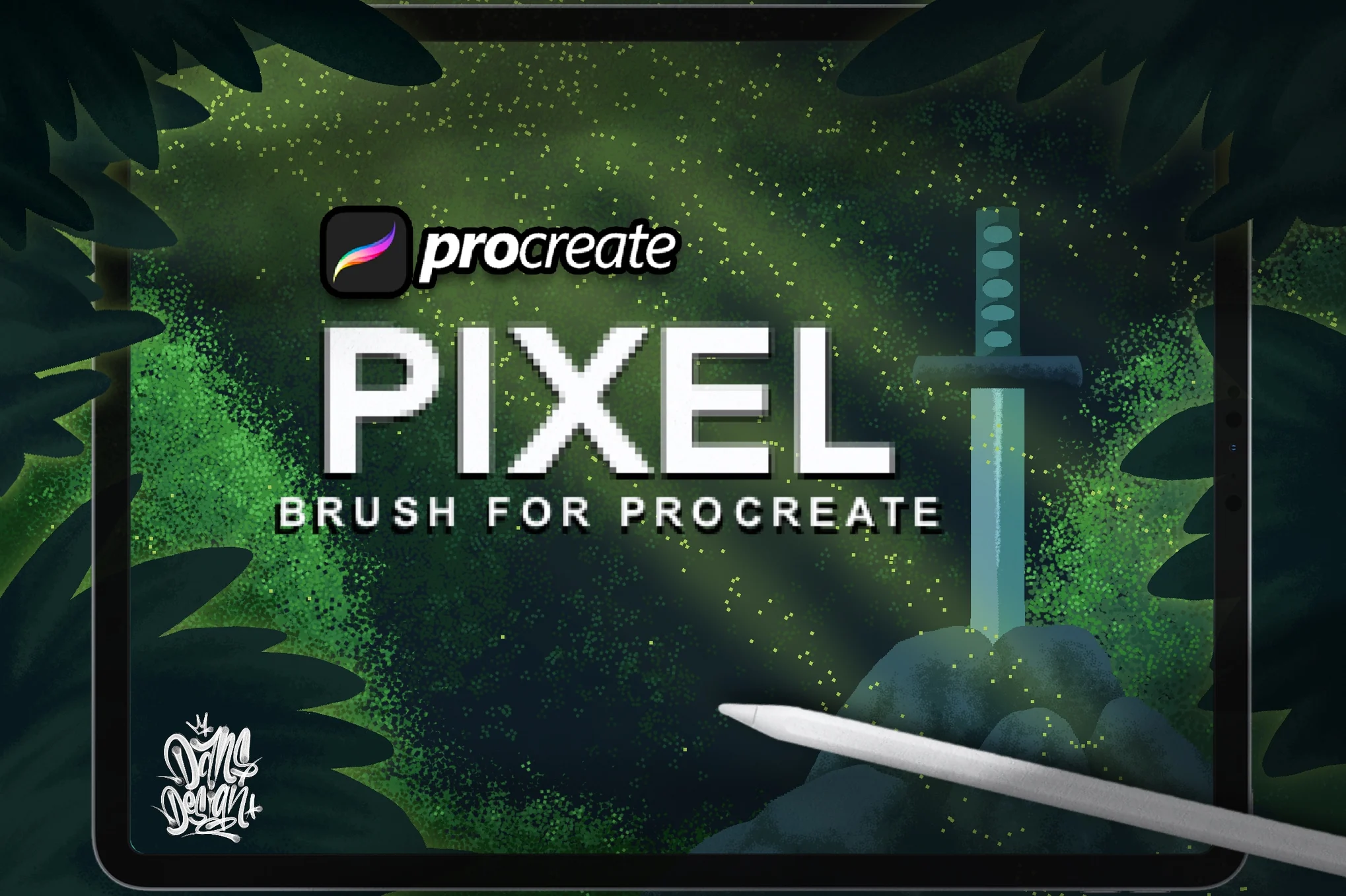 Pixel Brush For Procreate